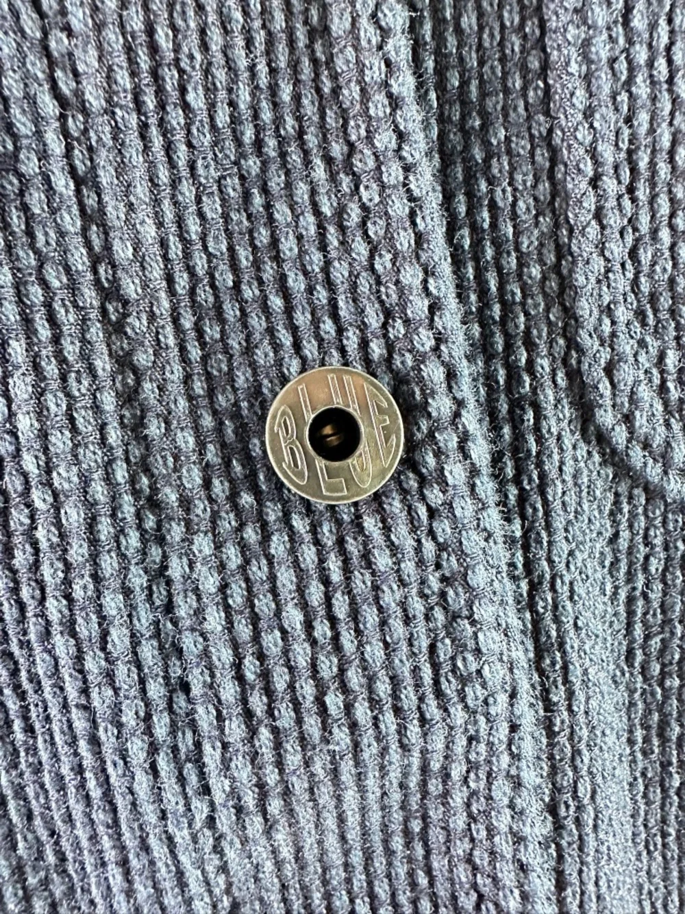 Men Japan Blue Jeans 11 oz Indigo Sashiko Chore Coat Jacket Dark Indigo XL